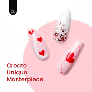Beetles glitter rosa para un toque brillante y chic