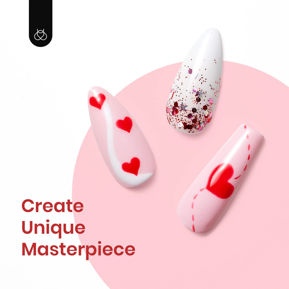 Beetles glitter rosa para un toque brillante y chic