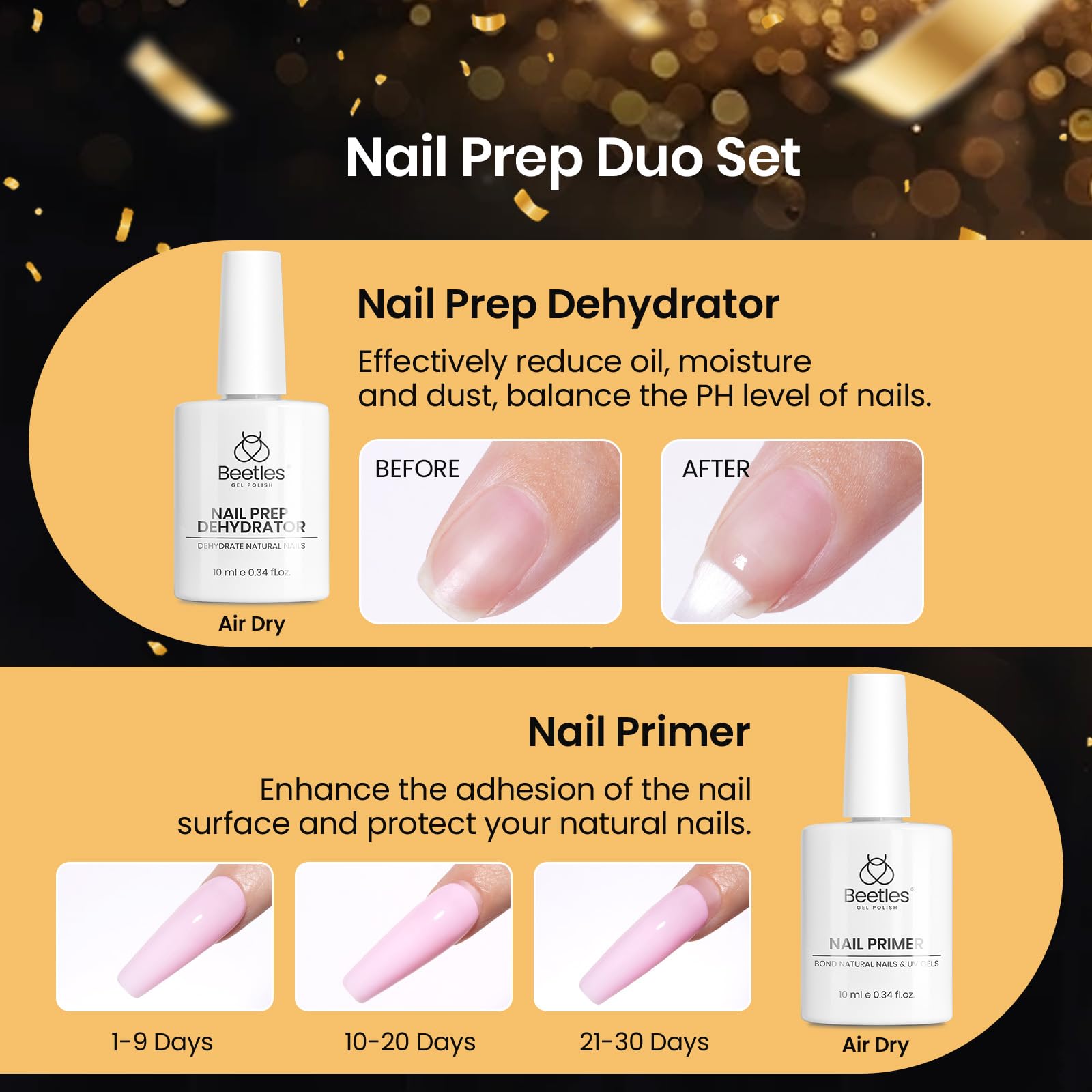 Beetles Gel Polish Pegamento para uñas ofrece fijación precisa.