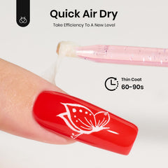 Beetles Gel Polish Latex se seca rápido dejando capa clara