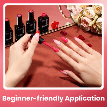 Beetles Gel Polish Crimson Horizon: luz ultravioleta y diodos emisores de luz para curado.