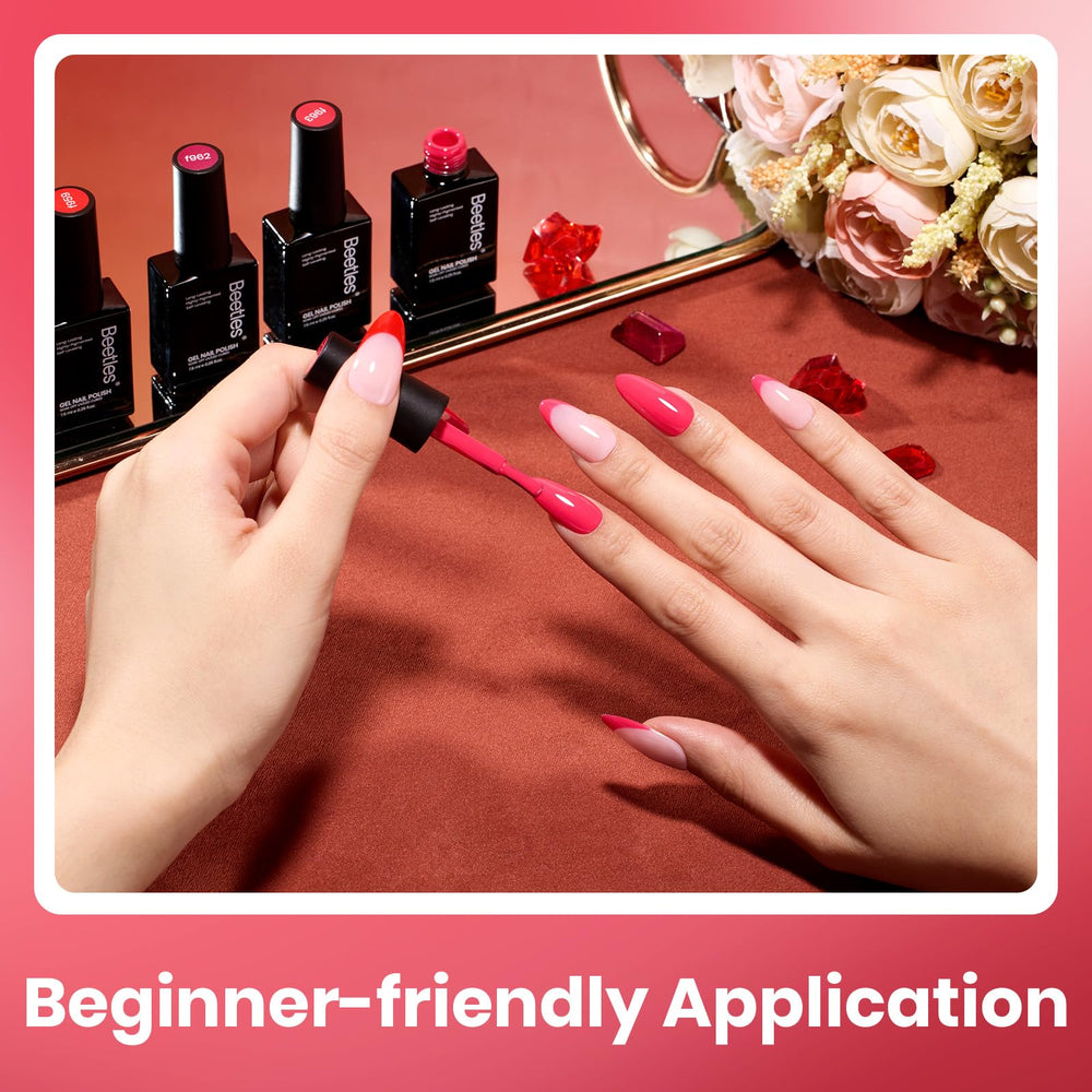 Beetles Gel Polish Crimson Horizon: luz ultravioleta y diodos emisores de luz para curado.