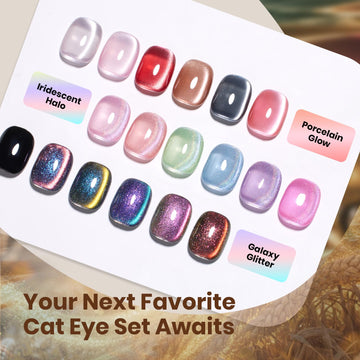 Beetles Gel Polish Ojo Gato Magnético, imán incluido para estilos variables.