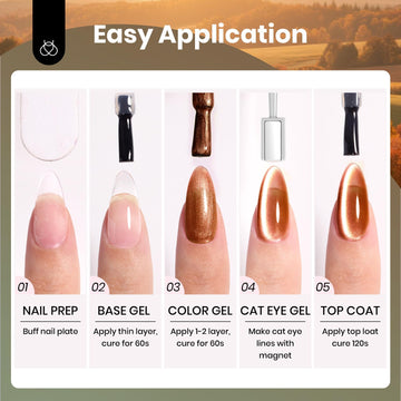 Beetles Gel Polish Ojo Gato Rojo, tono intenso para un look audaz y moderno.