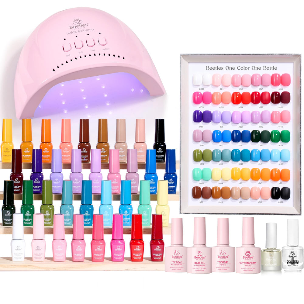 Beetles paleta de 35 colores para manicura rápida y elegante.