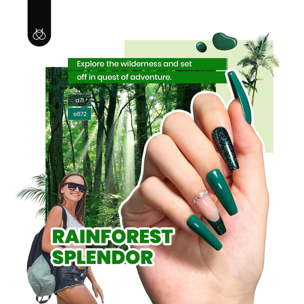 Beetles Gel Polish Kit muestra el proceso de remoción fácil.