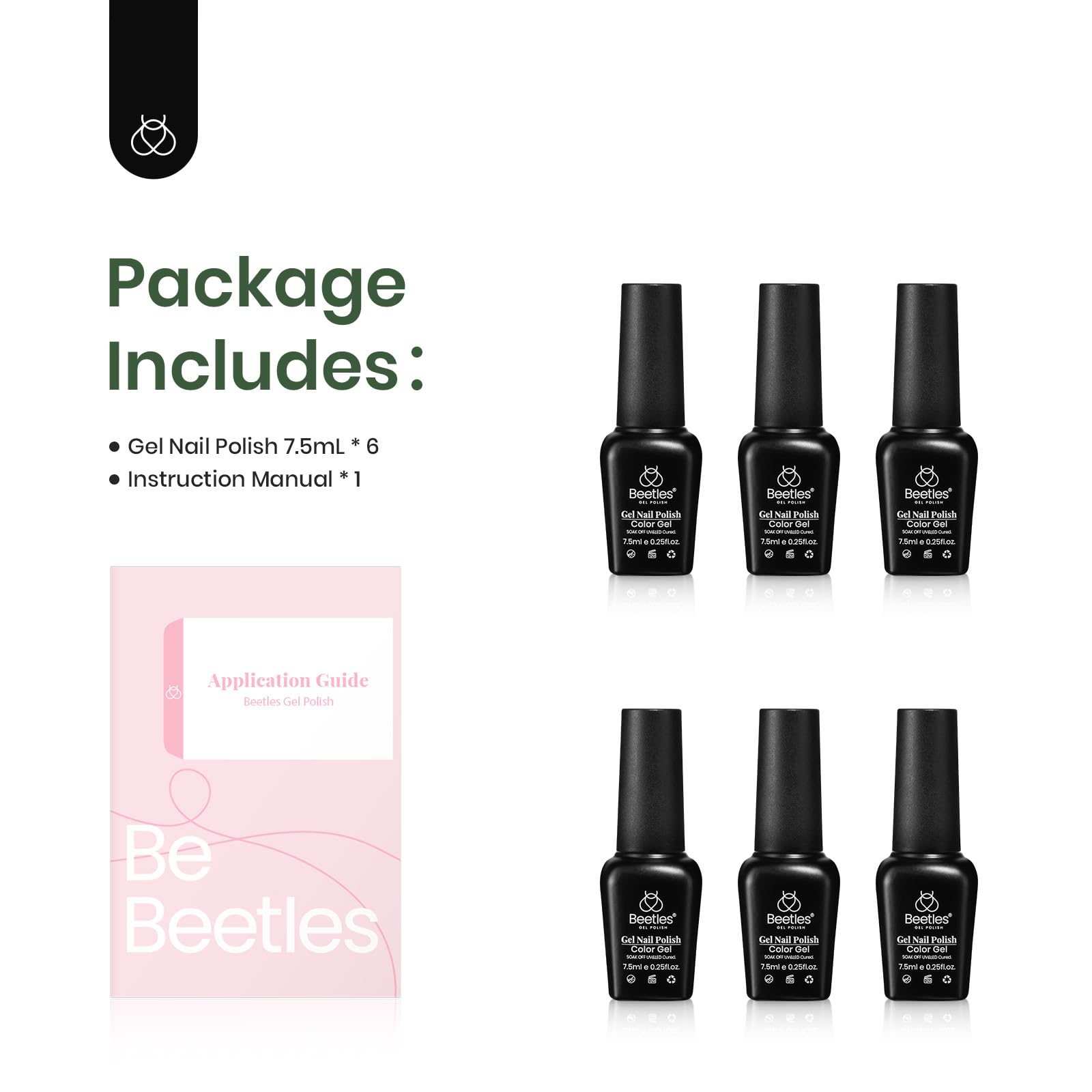 Beetles Gel Polish regalo listo para cumpleaños o festividades.