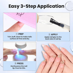 Beetles Gel Polish, rhinestones brillantes para detalles elegantes.
