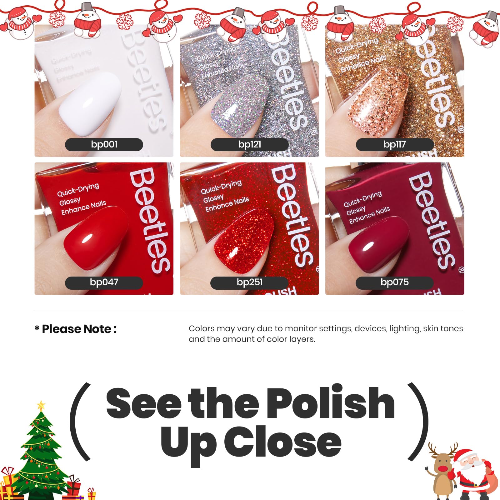 Beetles Gel Polish cuidado de uñas con fórmula fortalecedora.