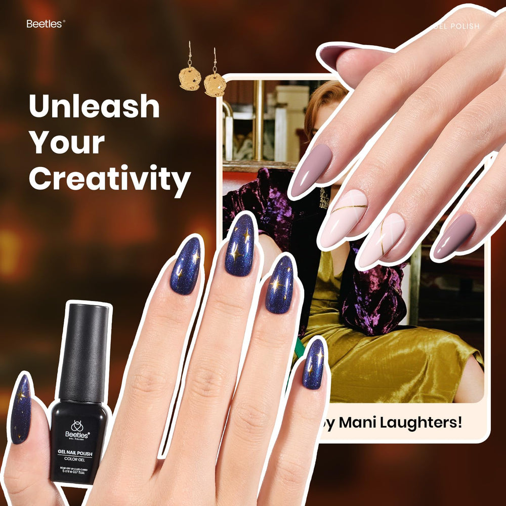 Beetles Gel Polish Set acabado brillante y duradero para uñas lisas