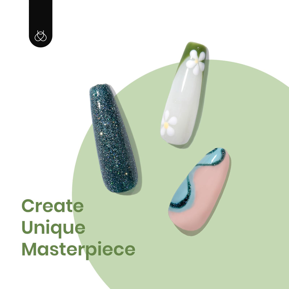 Beetles Esmalte Gel Set - aplicación rápida para principiantes.