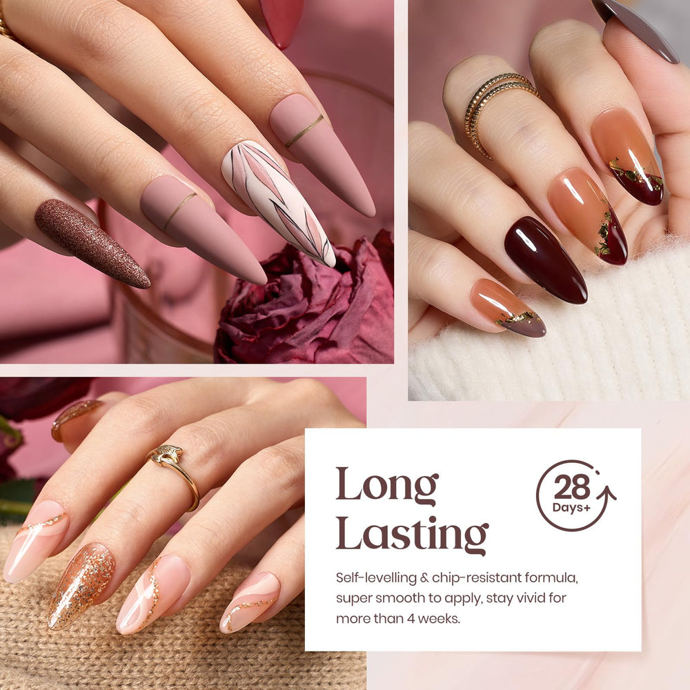 Beetles Gel Polish Set - base y capa superior para acabado duradero.