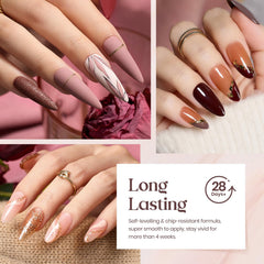 Beetles Gel Polish Set - base y capa superior para acabado duradero.
