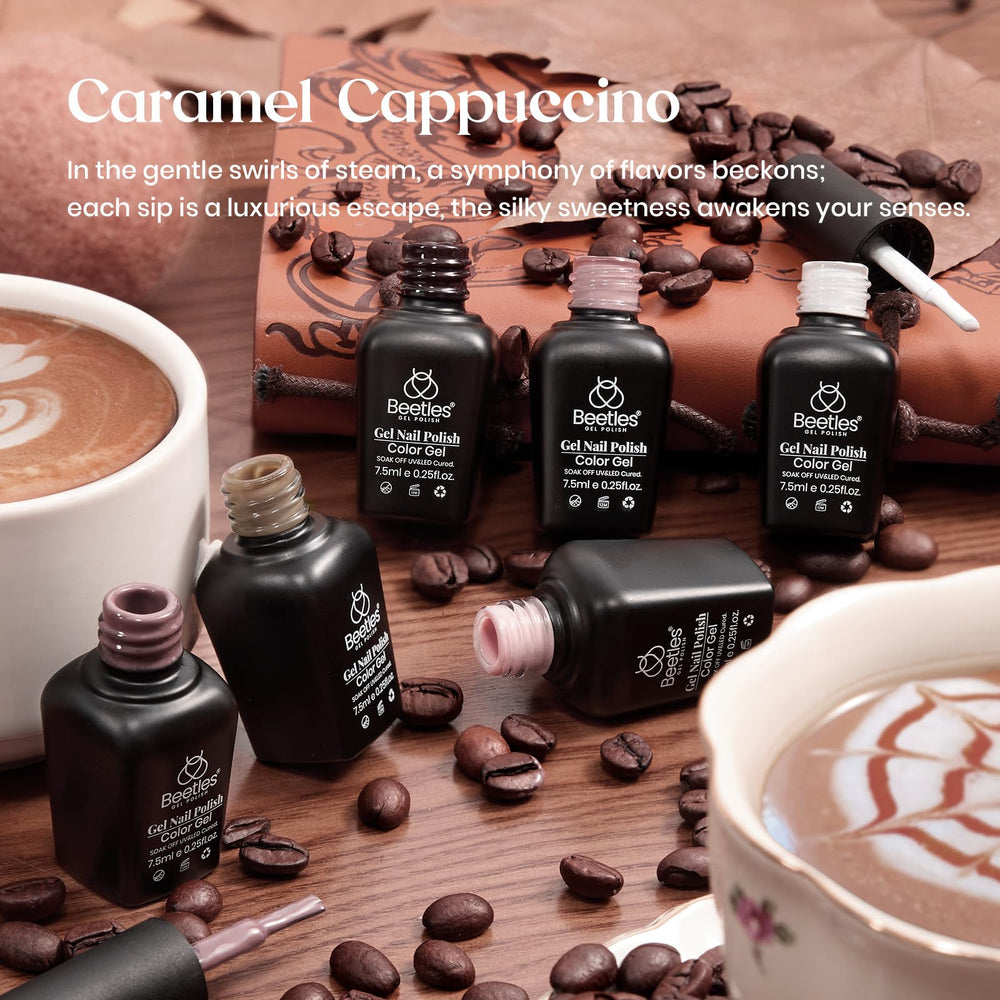 Beetles Gel Polish blanco, acabado limpio para un look fresco.