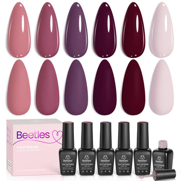 Beetles Gel Polish Set Empaque Regalo, perfecto para regalo de otoño.