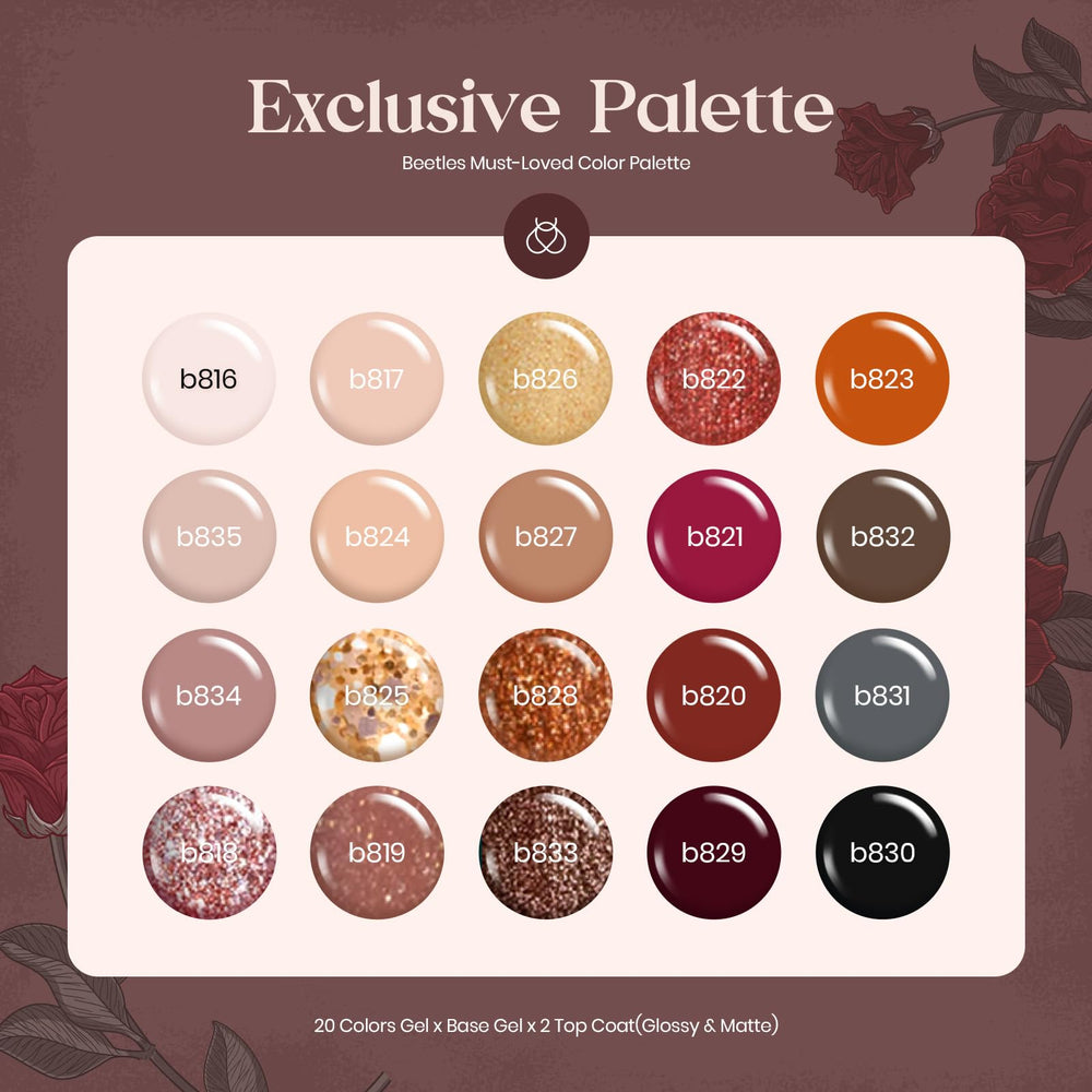 Beetles Gel Polish Set - empaque listo para regalo en temporada.