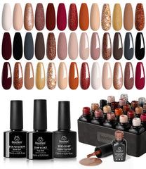Beetles Gel Polish Set - paleta de tonos rosas para looks diarios.