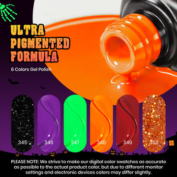 Beetles Gel Polish tono naranja para uñas brillantes y audaces.