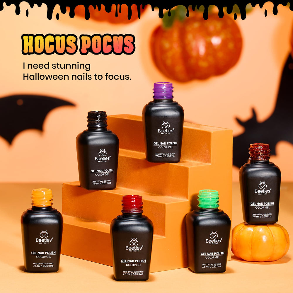 Beetles Gel Polish tono rojo para acentos vibrantes.