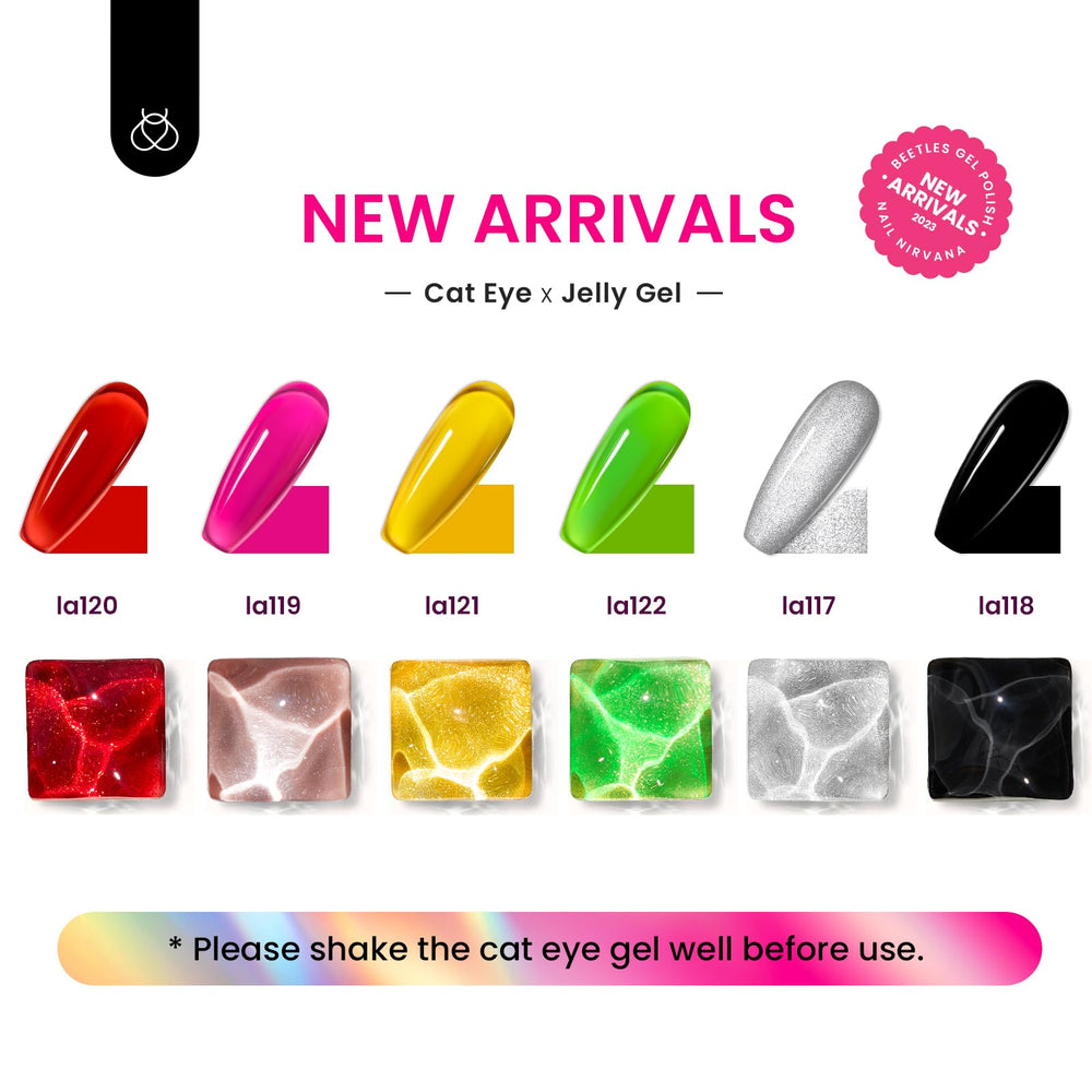 Beetles Gel Polish vernis jelly transparent, texture translucide et lumineuse.