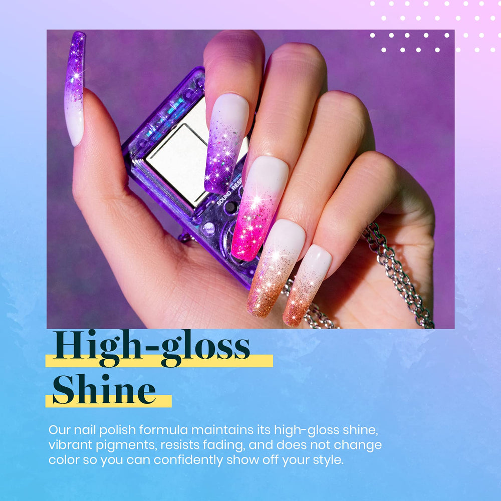 Beetles Glitter Gel Polish oro glitter, efecto glamoroso nocturno