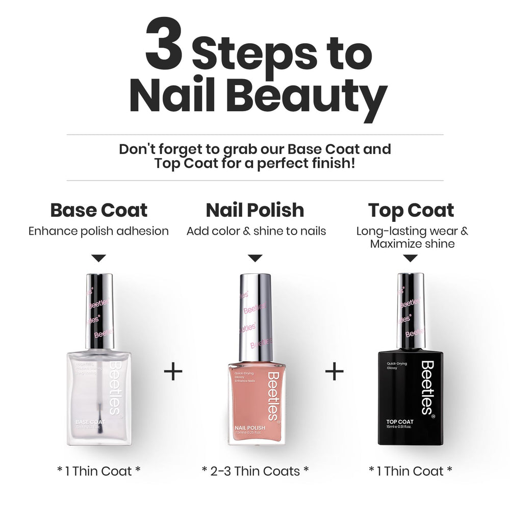 Beetles Jelly Vernis Ongles longue tenue avec brillance éclatante.