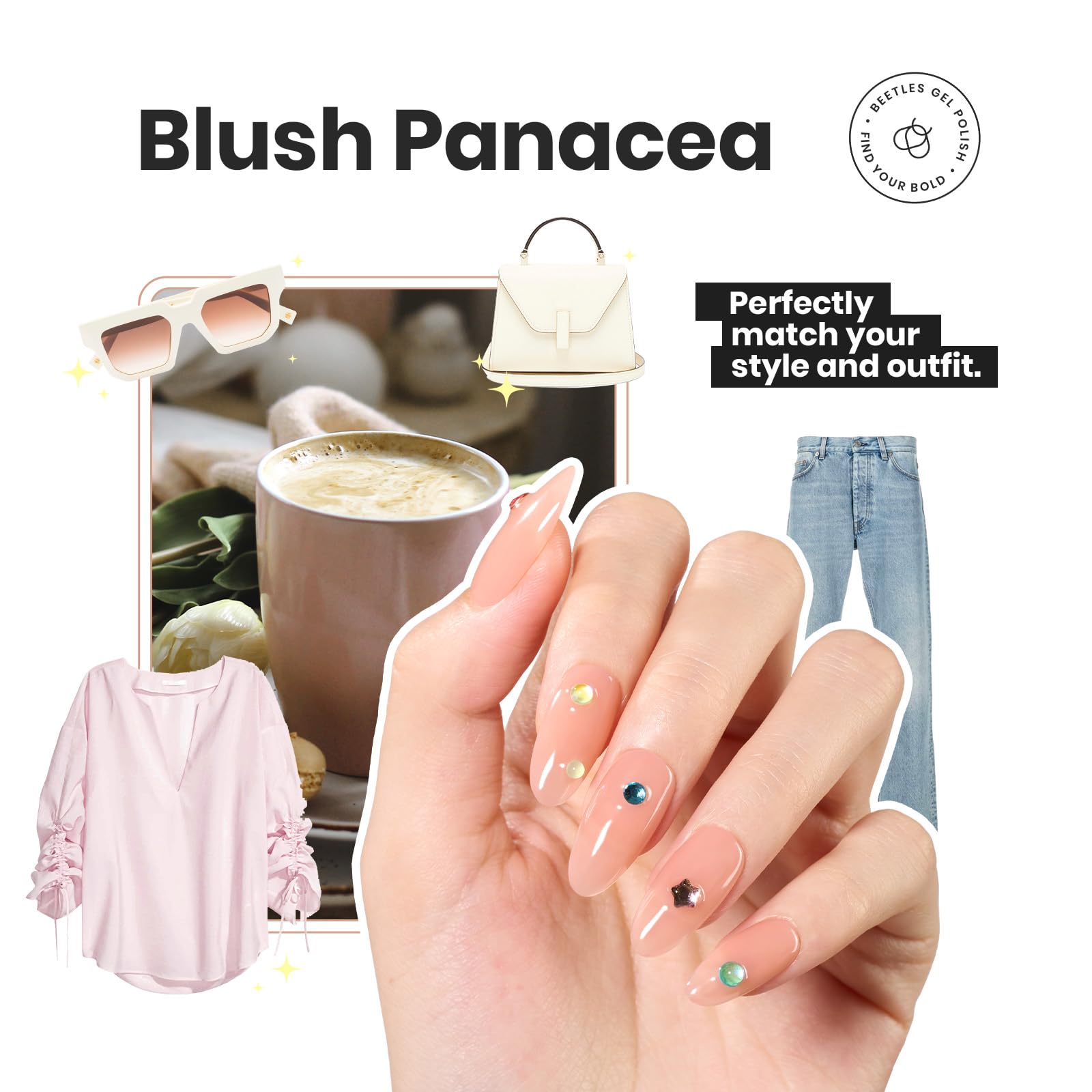 Beetles Jelly Vernis Ongles teinte Bordeaux allure chic pour soirée.