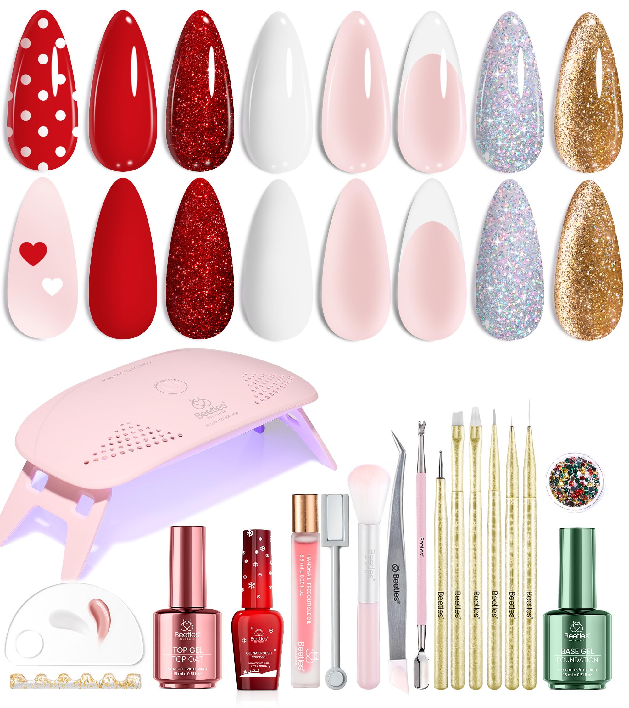 Beetles Gel Polish: colores vibrantes para manicura en casa.