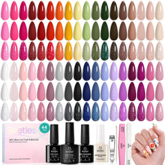 Beetles kit laca gel 36 colores frente, versatilidad para looks diarios.