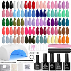 Kit Beetles vernis gel 32 couleurs pour styles saisonniers à domicile.