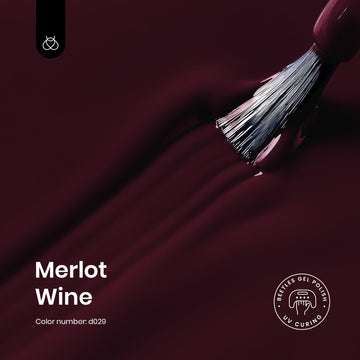 Beetles Merlot Wine gel-polish, paleta de muestras para elegir tono.