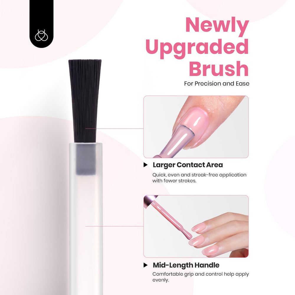 Beetles Esmalte gel nude rosa: brillo duradero para uso diario.