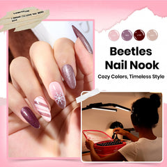 Top Coat Mate Beetles Nail Nook ofrece acabado suave sin brillo