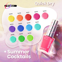 Beetles Neon Esmalte paleta de 12 colores para combinaciones modernas