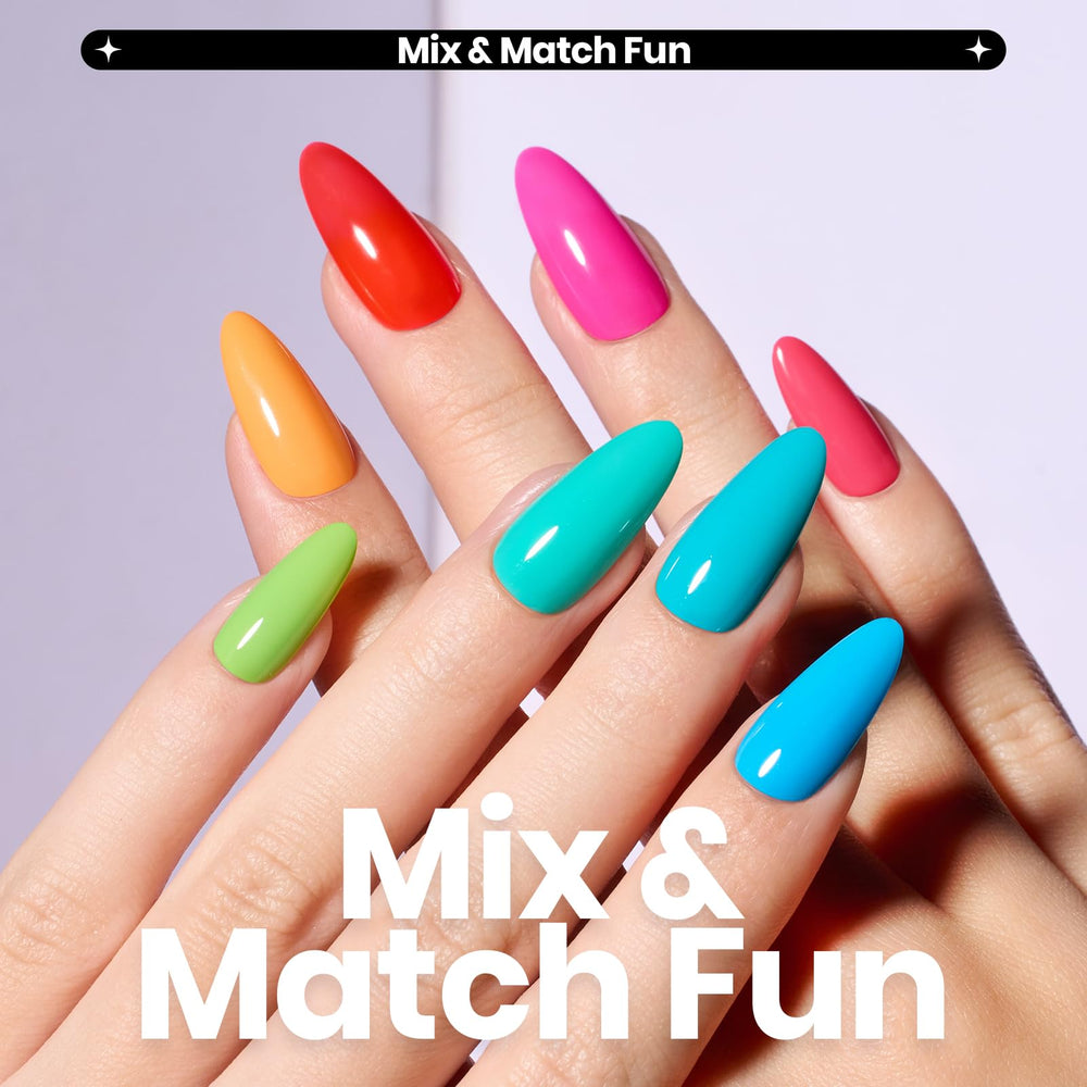 Beetles Neon Esmalte uñas brillantes con cobertura alta