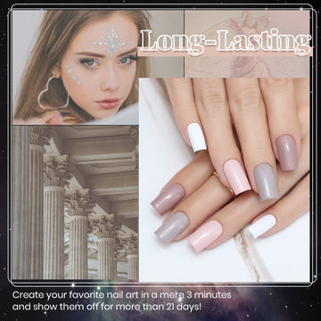 Beetles esmalte en gel neutro gris claro: estilo sobrio para cualquier ocasión.