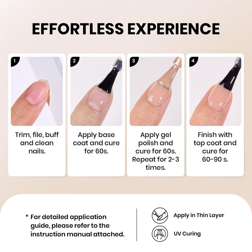 Beetles Nude Fall Gel Nail Polish, versátil para viaje y ocasiones especiales.