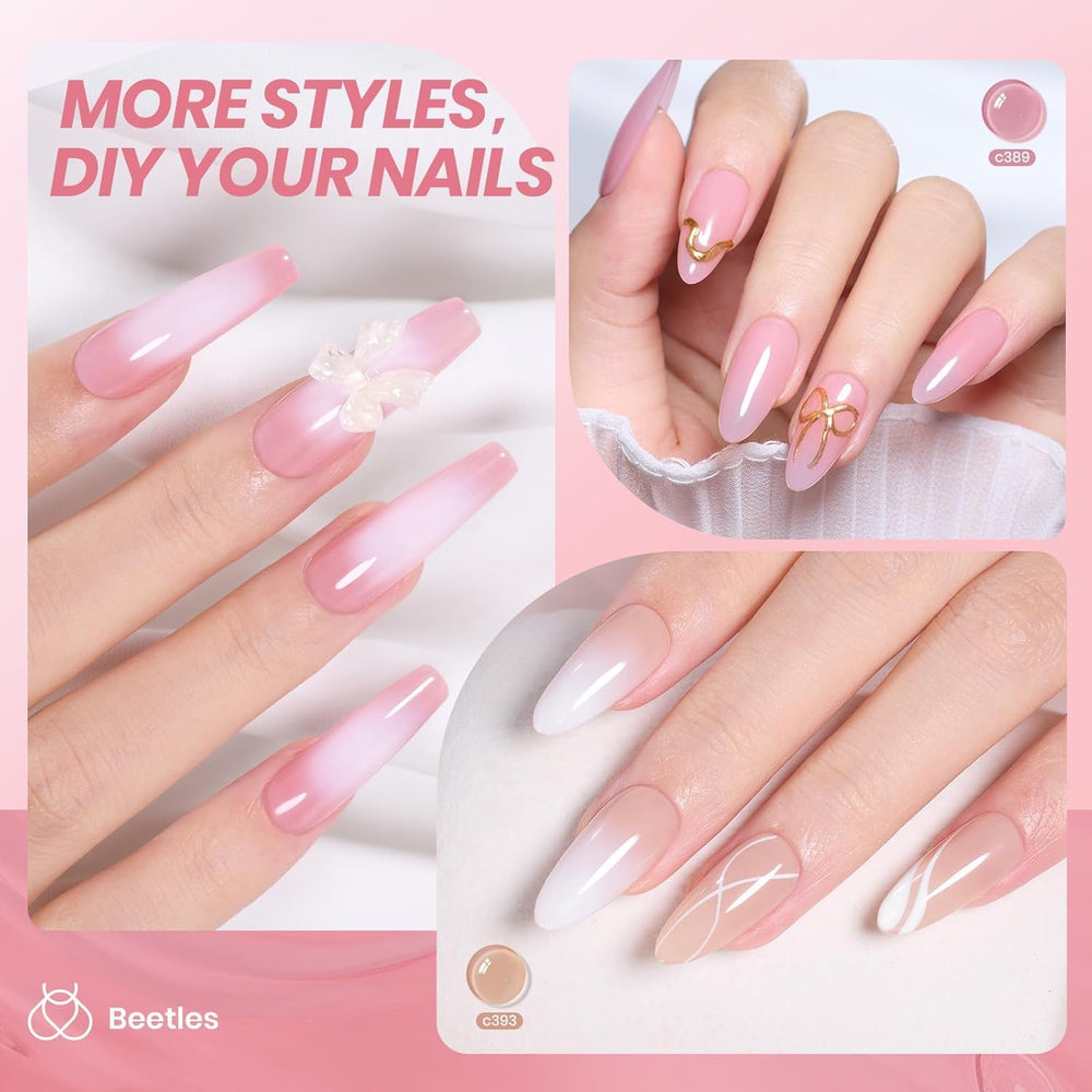 Beetles Nude Gel permite capas para ajustar la intensidad deseada