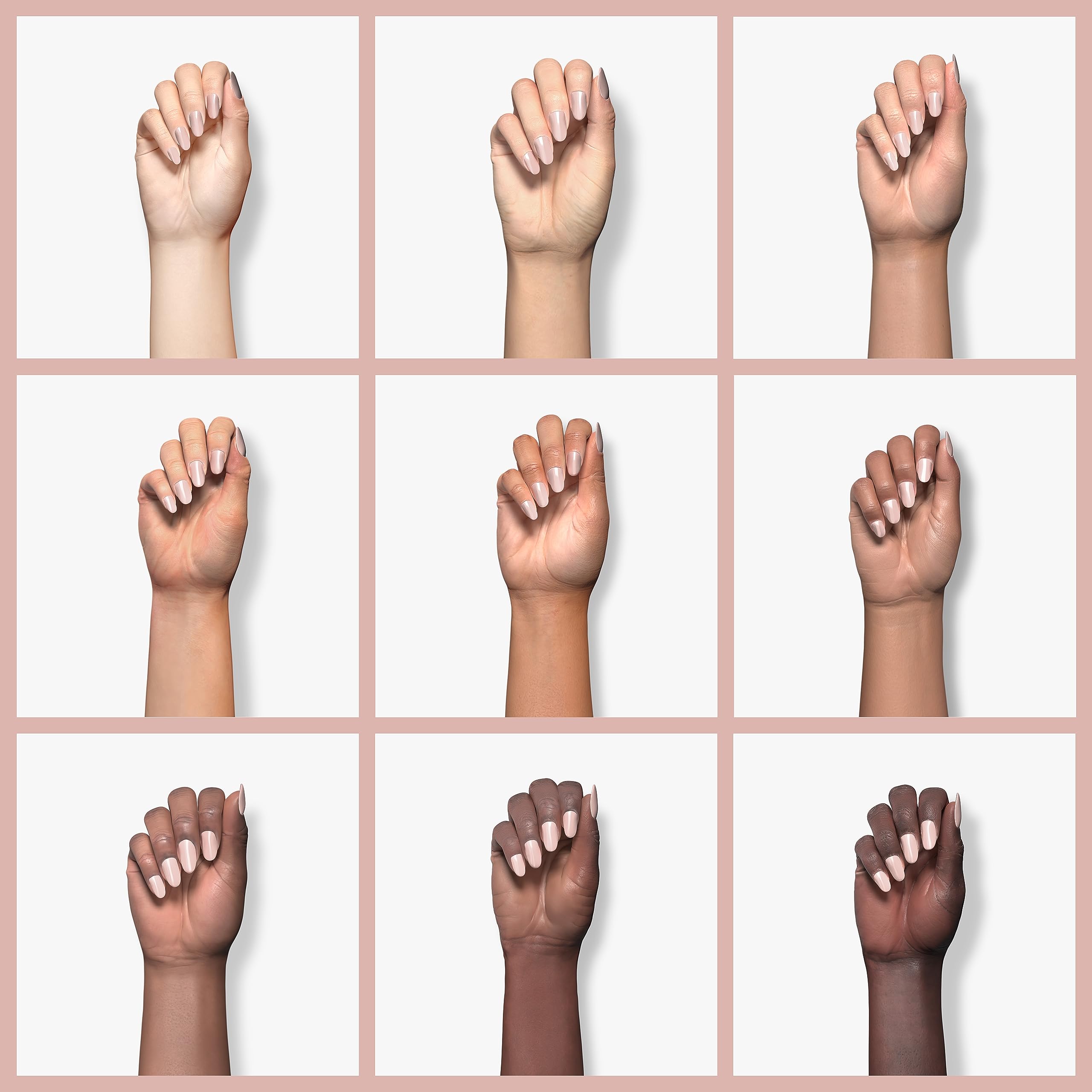 Beetles Nude Gel Nail Polish, empaque elegante que inspira cuidado y estilo