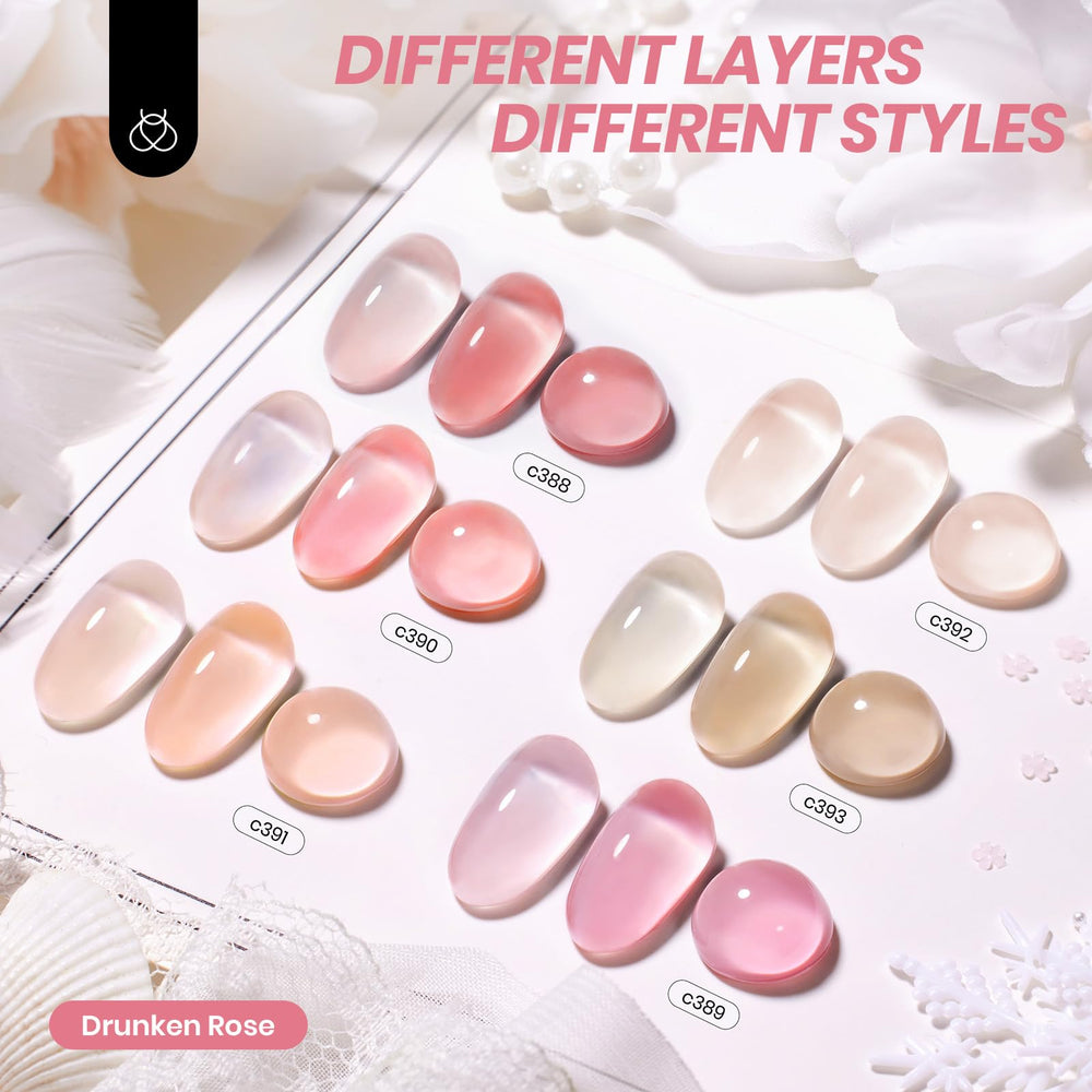 Beetles Nude Gel: paleta de tonos nude para combinaciones versátiles en manicura.