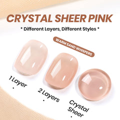 Beetles Nude Gel Polish aplicación suave que facilita capas uniformes.