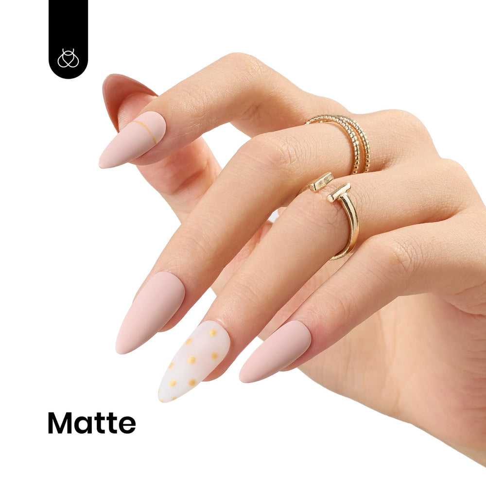 Frasco de 15 ml Beetles Nude Gel Polish, color Leche de Avellana