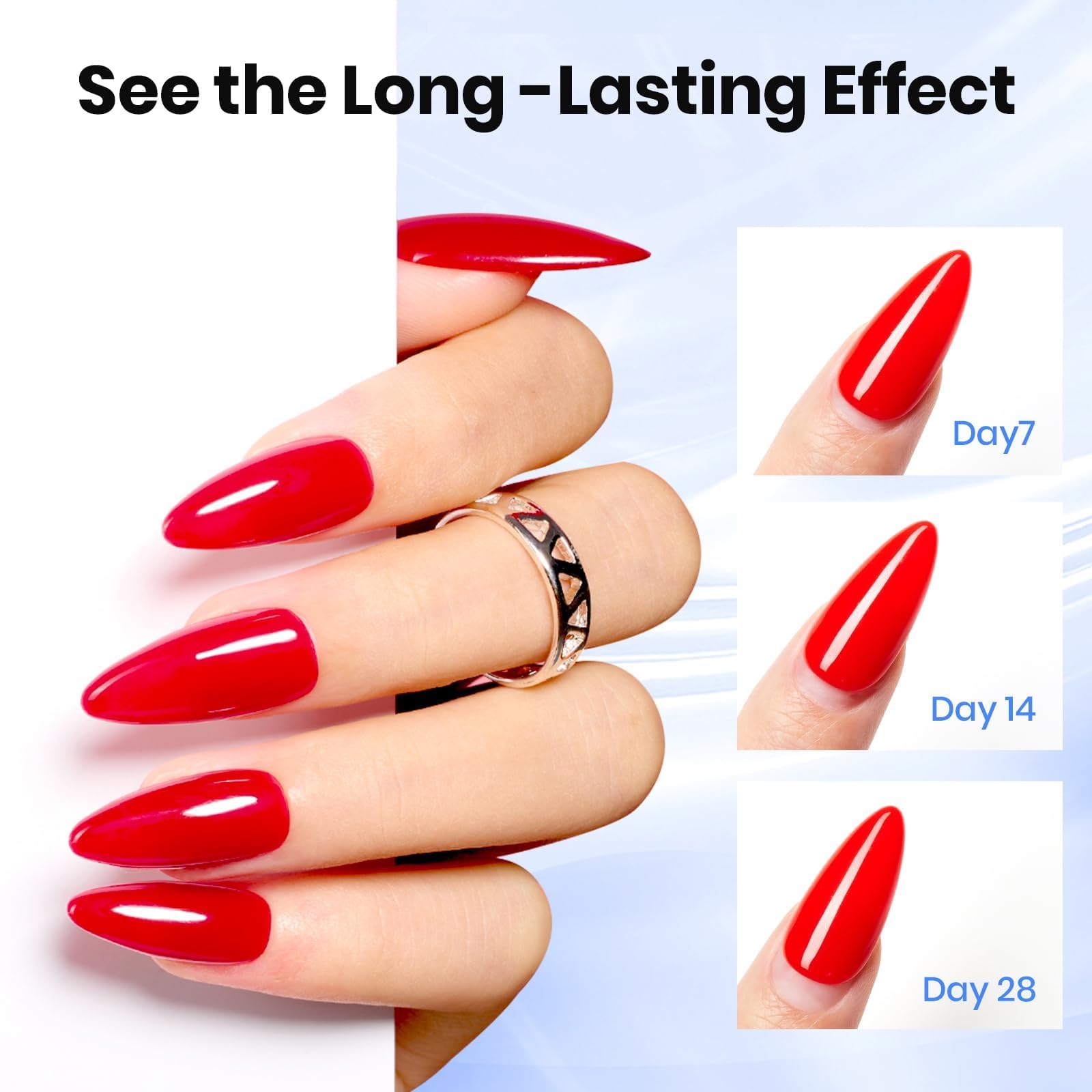 Beetles uso para extension de uñas con tips claros