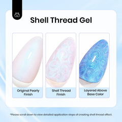 Beetles Pearl Gel Nail Polish: tono blanco lechoso con brillo sutil para diario.