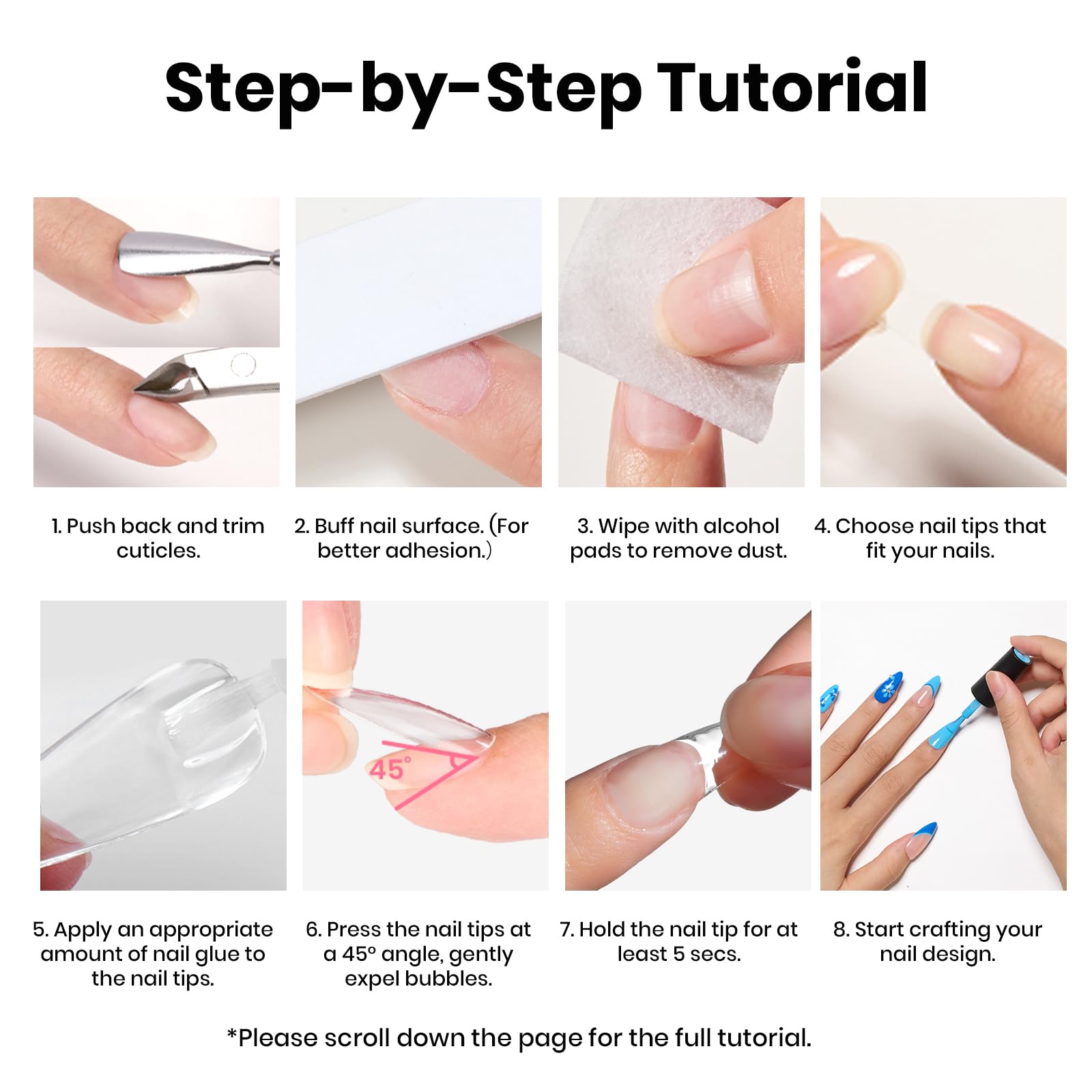 Beetles pegamento con instrucciones simples para principiantes.