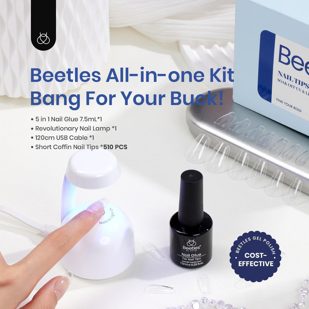 Beetles Gel 5 en 1: base, fijación y adhesión para uñas