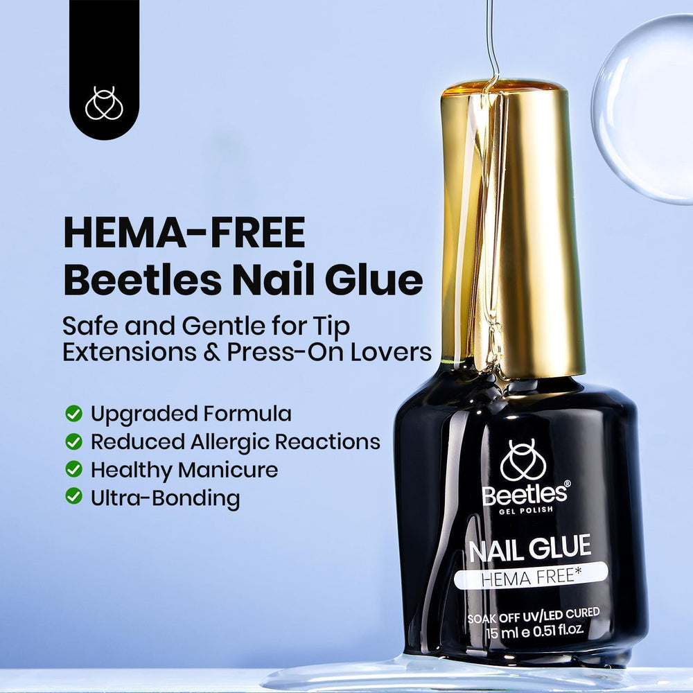 Beetles gel para uñas extensiones transparentes, acabado suave y duradero