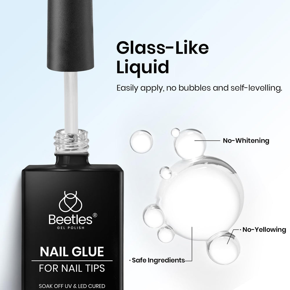 Beetles Gel Polish pegamento apto para uñas naturales y artificiales