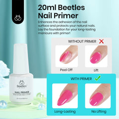 Beetles primer sin ácido ni HEMA para una aplicación suave.