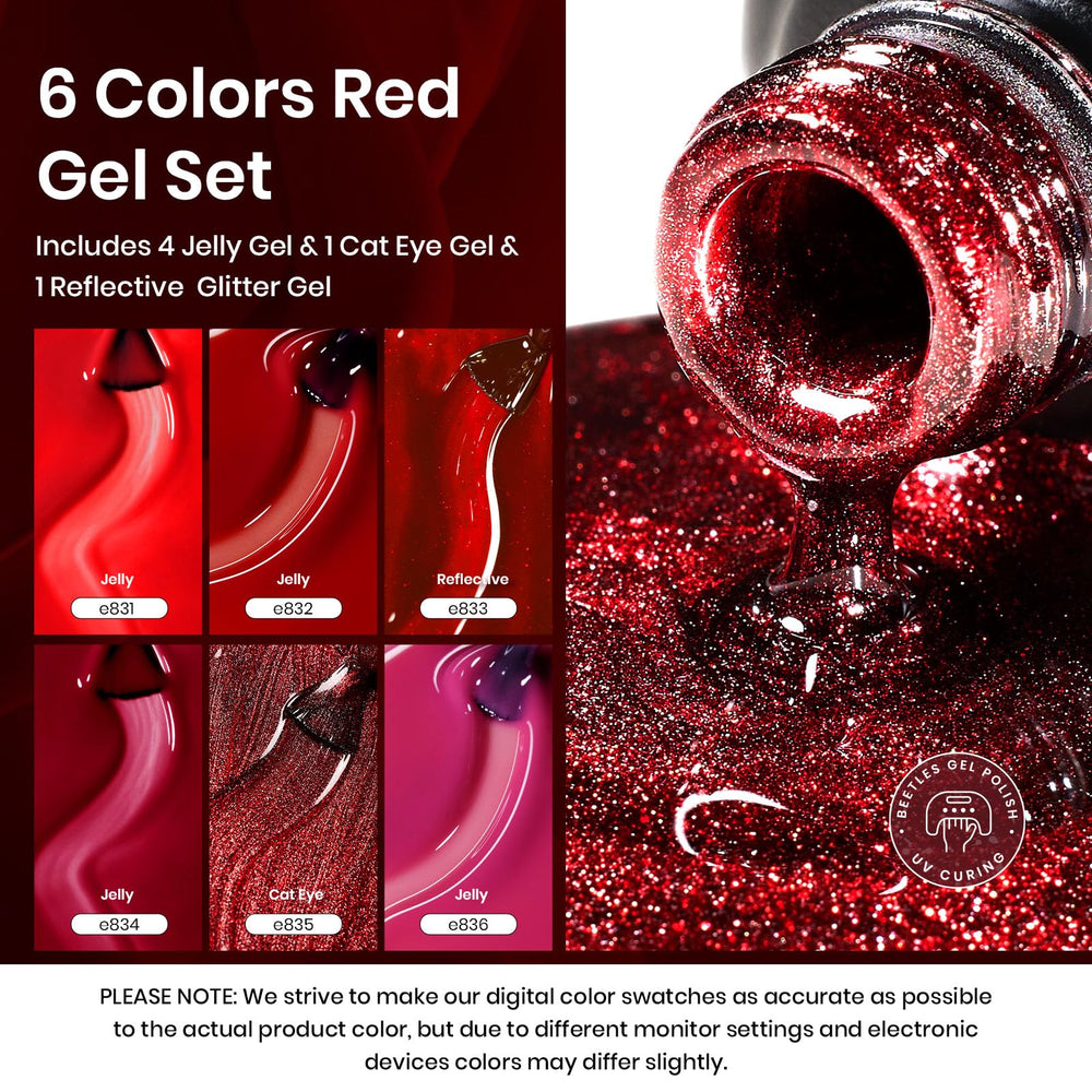 Beetles Red Revival: imán para lograr efecto ojo de gato en uñas.